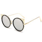 Gold/Black - Silver Mirrored Lens